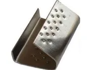 Замок металлический с внутренной пуклей (для полипропиленовой ленты) PP-13 (0,5) цинк матовый